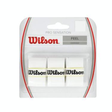 Imagem de Wilson Pro Tennis Overgrip – Sensation, 8,5 cm, super fino, branco
