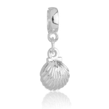 Imagem de Pingente Berloque Concha do Mar Pandora Banhado a Prata 925