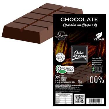 Imagem de Barra De Chocolate Orgânico Para Derreter 100% Cacau Low Carb, Cetogên