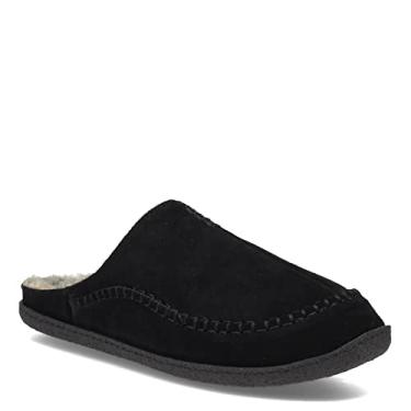 Imagem de Clarks Men's Sherpa Lined Indoor & Outdoor House Slipper (9 M US, Black)