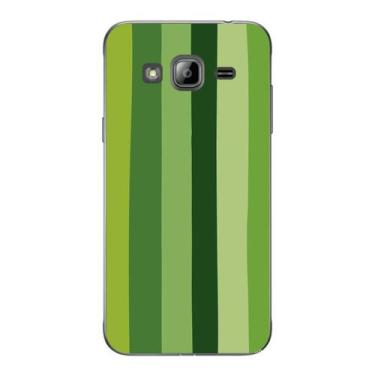 Imagem de Capa Case Capinha Samsung Galaxy  J3 Arco Iris Verde - Showcase