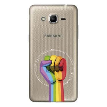 Imagem de Capa Case Capinha Samsung Galaxy Gran Prime G530 Arco Iris Luta - Show