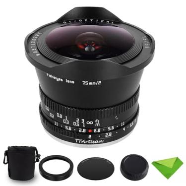 Imagem de TTARTISAN 7.5mm F2.0 APS-C Grande abertura com ângulo de visão de 180 ° Lente olho de peixe para Canon RF-Mount câmeras EOS R RP R5 R50 R6 R6II R7 R10 R8