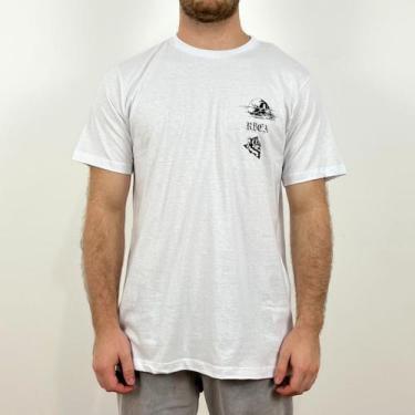 Imagem de Camiseta Rvca Tiger Beach Branca - Masculina