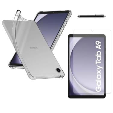 Imagem de Capa Capinha Anti Impacto + Película de Vidro Temperado 9H + Caneta Touch Compatível Com Samsung Galaxy Tab A9 Tela de 8.7 Polegadas - (Hard Glass Store)