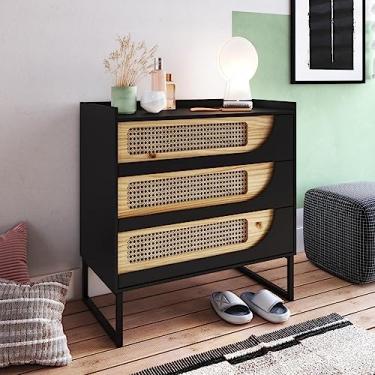 Imagem de Cômoda 3 Gavetas Apolo Preto Onix