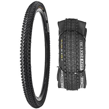 Imagem de Pneus dobráveis para bicicleta de 24/26/27,5 x 4,95 cm com proteção antiperfuração de 3 mm para bicicletas de montanha MTB (pneu de 26 x 1,95/1)