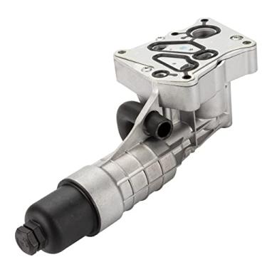 Imagem de BLCYANUE Carcaça do filtro do refrigerador de óleo do motor prata compatível com Mercedes Benz M271 W204 C250 R172 SLK250 2012 2013 2014 2015