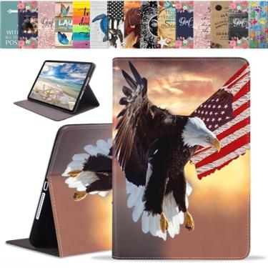 Imagem de ERWYTYIOI Capa para tablet Samsung Galaxy Tab S6 Lite 10,4 polegadas 2022/2020 [SM-P610/P613/P615/P619], capa inteligente fina de couro PU com suporte e despertar/hibernar automaticamente, bandeira