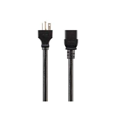 Imagem de Monoprice Cabo de extensão resistente – 2 metros – Preto | NEMA 6-20P para IEC 60320 C19, 12AWG, 20A, 125V, para computadores e dispositivos de rede de alto desempenho