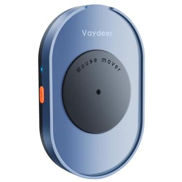 Imagem de Vaydeer Movimentador de mouse indetectável, dispositivo de mouse M4 com interruptor liga/desliga, simulação de movimento do mouse Wiggler sem motorista para despertar por computador,