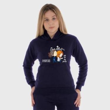 Imagem de Moletom Canguru Feminino Meninas Medicina com Capuz e Bolso-Feminino