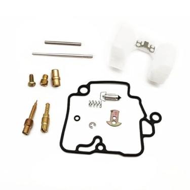 Imagem de Kit de reparo de carburador de motocicleta compatível com GY6 50 GY50 Juntas e válvulas 4 tempos GY6 50cc ATV Scooter Go Kart