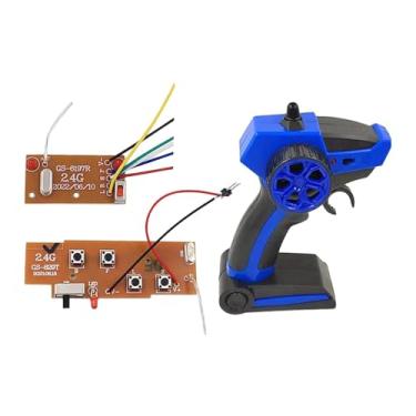 Imagem de kowaku Transmissor de controle remoto de 4 canais com receptor, peças sobressalentes diy, módulo de controle remoto atualizado para, modelo de carro, Azul