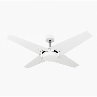 Imagem de Ventilador de Teto Natuvent Callis No Light 4 Pás Madeira Branco (220, Volts)