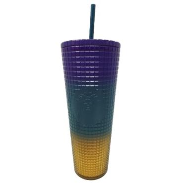Imagem de Starbucks Copo para copo frio Fall 2024 Harvest Gradient Grid, Venti 680 g