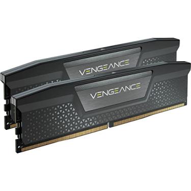Imagem de CORSAIR VENGEANCE DDR5 RAM 48GB (2x24GB) 6400MHz CL36 Intel XMP iCUE Memória de computador compatível - Preto (CMK48GX5M2B6400C36)