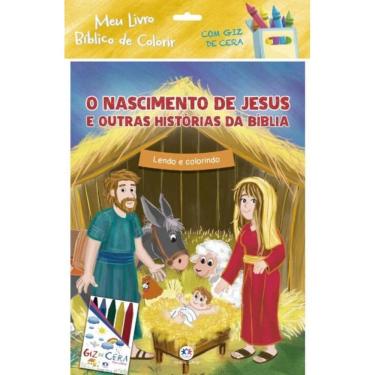 Imagem de Meu Livro Biblico Para Colorir - O Nasc. De Jesus