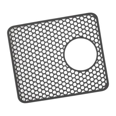 Imagem de Ｂｅｓｇａ Tapete de silicone para pia, protetor de pia, à prova de calor, multiuso, antiderrapante, reutilizável, escorredor de pratos, almofada de drenagem de, Cinza