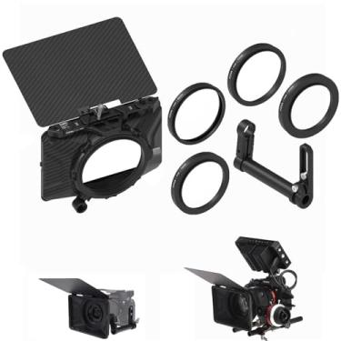 Imagem de Fotga Mini lente leve 4 x 4 4 x 5,65 caixa fosca + braçadeira de haste de 15 mm para câmera DSLR sem espelho A7 A7R A7S II III IV Z6 Z7 II R3 R5C M6 M50 GH6 BMPCC 4K 6K, lentes compatíveis de 67 mm,