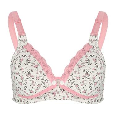 Imagem de Sutiã de Enfermagem, pré Abertura Algodão Amamentação Maternidade sutiã de Enfermagem Sutiãs de Sono para Período Preservado e Mulheres Grávidas (40/90)