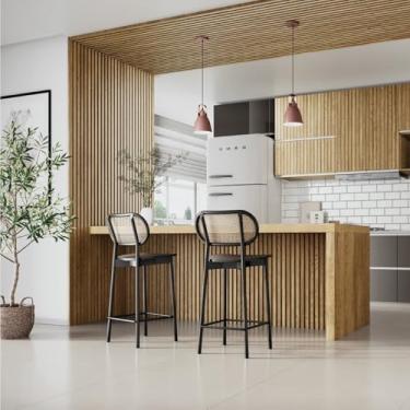 Imagem de Cantoneira Eucafix L Ru 38x2700x18 6 Unidades Freijó Ambar