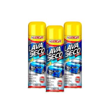 Imagem de Kit 3 Carnaúba 500ml Lava A Seco Lavagem Carro Mais Brilho - Luxcar