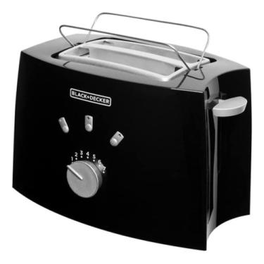 Imagem de Torradeira Tostador Elétrico De Pão 800w Black+decker 220v torradeira tostadeira eletrica