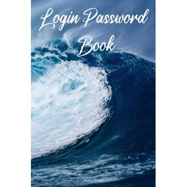 Imagem de Ocean Theme Login Password Book: Discrete Password Keeper Journal with Alphabet Tabs | Tropical Blue Ocean Beach Theme Cover | Password Keeper for Home or Office