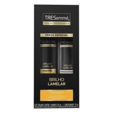 Imagem de Kit Brilho Lamelar Shampoo 350ml E Condicionador 175ml TRESemmé