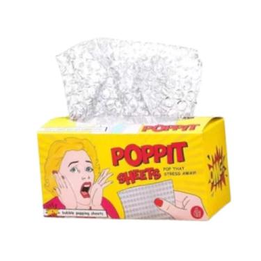 Imagem de menolana Folhas de bolhas, brinquedos de papel de seda, transparentes, engraçados, decoração de mesa, brinquedos de novidade exclusivos e divertidos, para