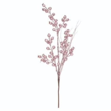 Imagem de Galho Natalino Decor Rosa 90cm - Tok de Casa