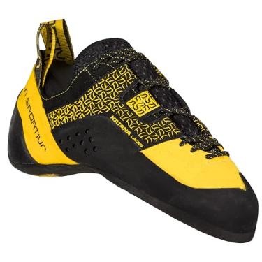 Imagem de La Sportiva Tênis masculino Katana de renda para escalada, Amarelo/Preto 2, 8.5-9