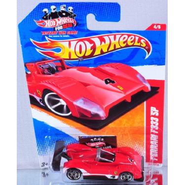Imagem de Hot Wheels Ferrari F333 SP, 4/6, Thrill Racers - Raceway, Color Red, 220/244, 1:64 Scale