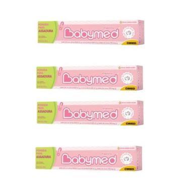 Imagem de Kit 04 Babymed Rosa Pomada Para Assadura 45g - Cimed
