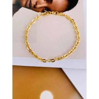 Imagem de Pulseiras banhadas a Ouro 18 kl e Prata minimalista delicado Unissex -