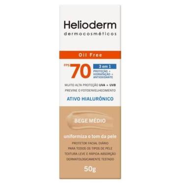 Imagem de Protetor Solar Facial Helioderm FPS70 Bg Md 50g - Kley Hertz