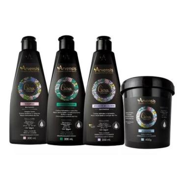 Imagem de Kit Cachos Arvensis Sh+Cond+Ativador 300Ml+Masc. Ondul. 450G
