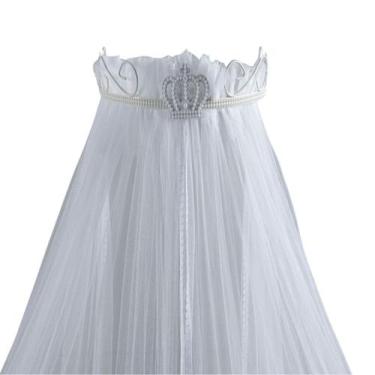 Imagem de Dossel Mosquiteiro Parede Para Berço Americano Nacional Filo Tule Quar