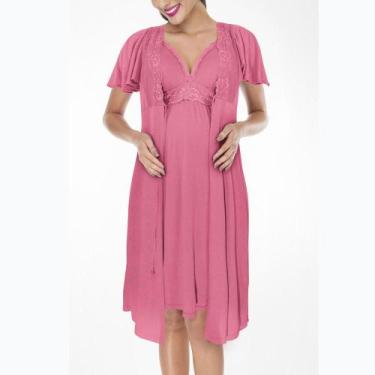 Imagem de Robe Gestante Love Secret 812708 Modal, Azul, GG
