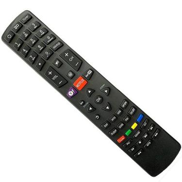 Imagem de Controle Remoto Compatível Tv Philco Smart Tecla 3D-Netflix-You Tube -
