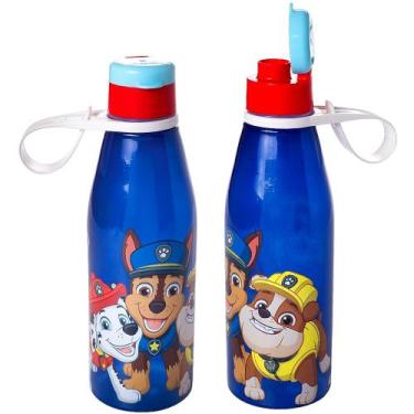 Imagem de Kit 2 Garrafas de Água Infantil Patrulha Canina Original - Plasútil, G