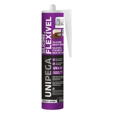 Imagem de Silicone Flexível a Base DÁgua Branco 280ml Unipega