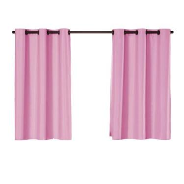 Imagem de Cortina Blackout Infantil Lisa Pvc 2,20 X 1,30 - Rosa - HOUSE COLLECTI