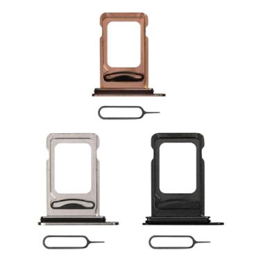 Imagem de Risidamoy Suporte de bandeja de cartão SIM duplo de 3 cores para iPhone Xs Max com cartão SIM ejetor SIM prateado espaço cinza dourado um conjunto de slots para cartão SIM para iPhone xsmax A1921