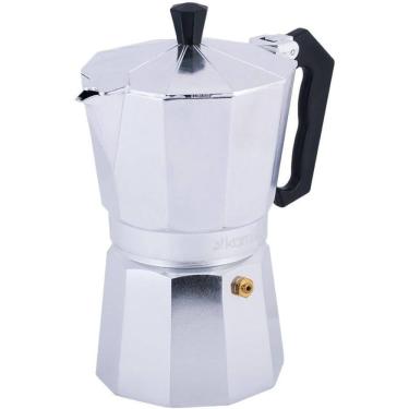 Imagem de Cafeteira Italiana 9 Doses Em Alumínio Polido - Café Cozinha 9 xícaras