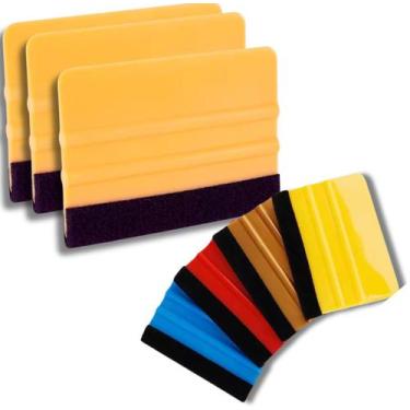 Imagem de Kit 3x Espátula Flexível Revestida Feltro P/ Envelopamento - Desconhec