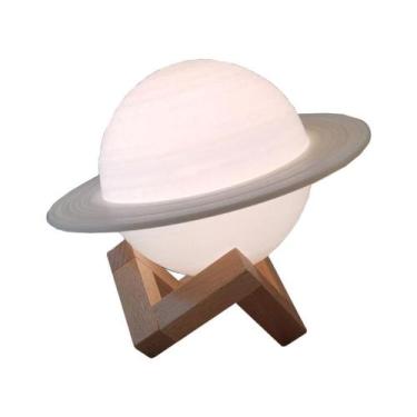 Imagem de Luminária Planetária SATURNO Elegante Decoração - BC BORA COLEGA SHOP