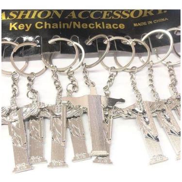 Imagem de Chaveiro De Metal Cristo Redentor Cartela Com 12 Unidades - oem