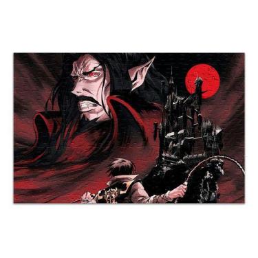 Imagem de Quebra-cabeça Personalizado Castelvania Dracula 60 Peças - Pomps Geek